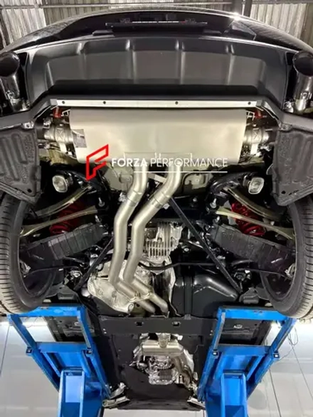 Спортивная выхлопная система с заслонками для Porsche Cayenne 9Y0 2017+ 3.0T Порше Каен