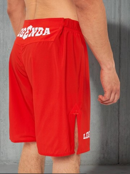 Шорты спортивные ММА LEGENDA Рать, красные