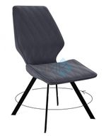 Стул DikLine 243 поворотный опоры чёрные