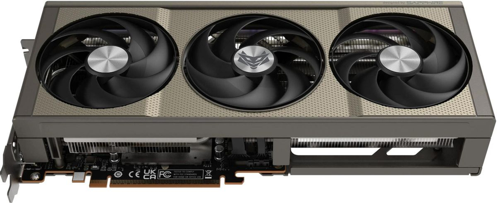 Видеокарта Sapphire AMD  Radeon RX 9060XT 11350-01-20G NITRO+AMD RADEON RX 9060 XT GAMING OC 16GB DUAL 16ГБ Nitro+, GDDR6, OC,  Ret