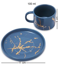 GAEM Art MUG-436/3 Набор из 6 чайных пар