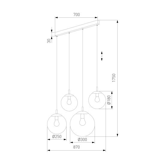 15381 / подвесной светильник / Esme