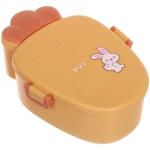 Ланч-бокс пластиковый «Морковка» (3 отделения, ложка,вилка) 20*15см, облепиха