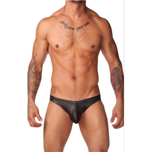 Мужские трусы слипы черные Romeo Rossi 2071