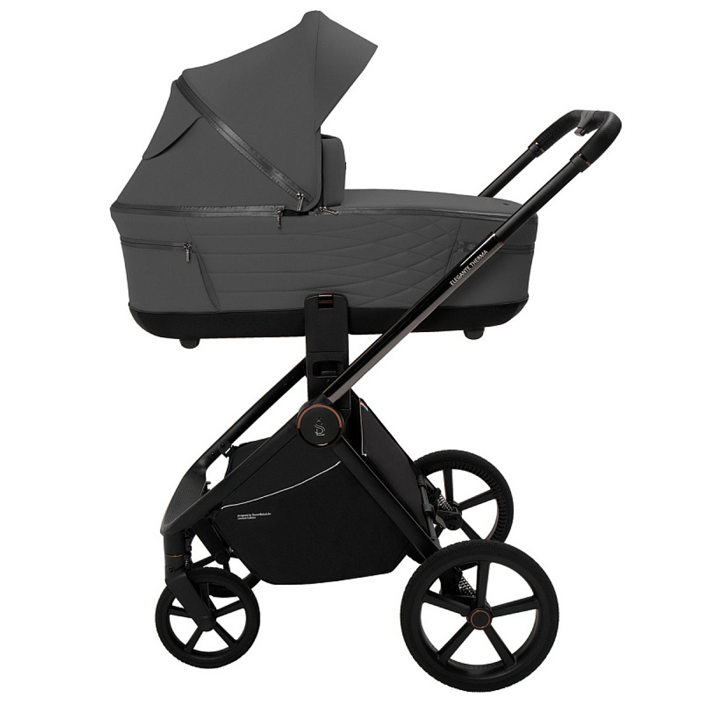 Детская коляска Sweet Baby Elegante Therma SBL 2 в 1 Dark Grey