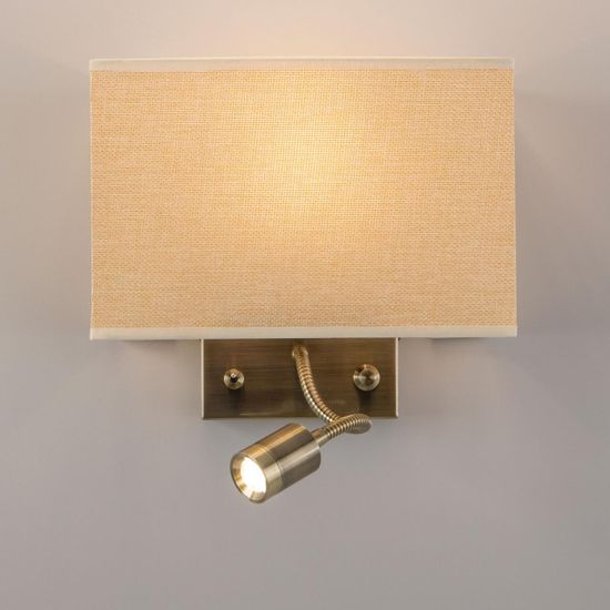 CL704303 Декарт Стар.Бронза+Песочный Св-к Настенный