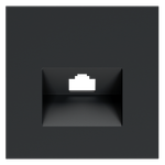 Накладка для розетки компьютерной RJ45 кат.6, S70 (графит)