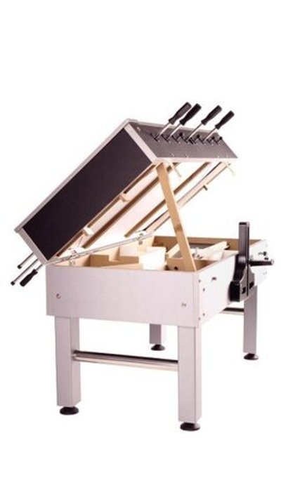 Игровой стол - футбол "Enterprise" (141 х 76 х 92 см) жетоноприемник