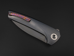Складной нож Abel Tmax black DLC timascus