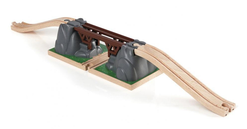 BRIO Мост в горах, длина 66.7см, 3 элемента