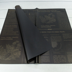 Пленка В листах 20 шт 57 х 57 см "Flower & Herb" (Черный)