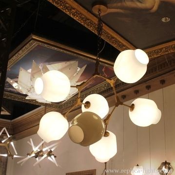 replica Lindsey Adelman 8 white Branching Bubble Chandelier