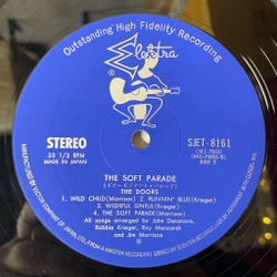 Винтажная виниловая пластинка LP The Doors The Soft Parade (Japan 1969) (No Obi)