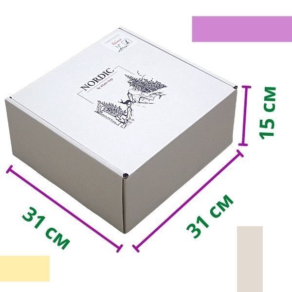 Подарочный набор черного листового чая Nordic N1: чайник, термобокалы, чёрный чай