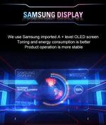 15.6" Портативный сенсорный монитор VCHANCE 4K OLED 3840x2160, 60 Гц