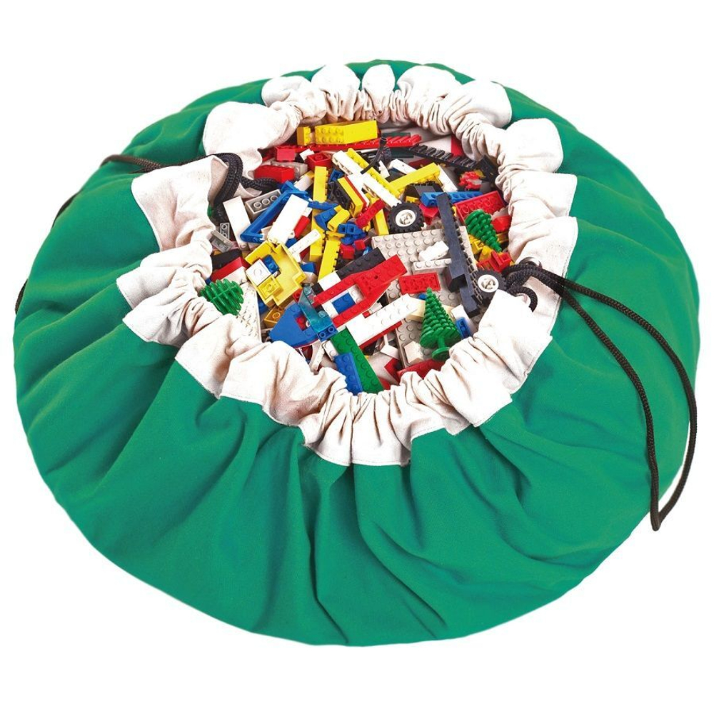 2 в 1: мешок для хранения игрушек и игровой коврик Play&Go Зелёный