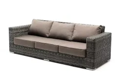 "Боно" лаунж-зона из искусственного ротанга, цвет графит