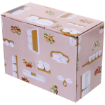 Масленка деревянная «SHEF» 18*13*9см с крышкой из стекла