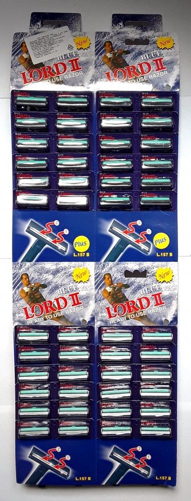 Lord одноразовые станки Lord 2 plus Blue 48 шт L-157 B