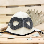 Шапка банная "Летчик" 30% шерсть/70% полиэфир