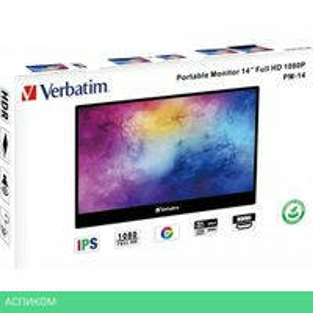 Портативный монитор Verbatim PM-14 49590