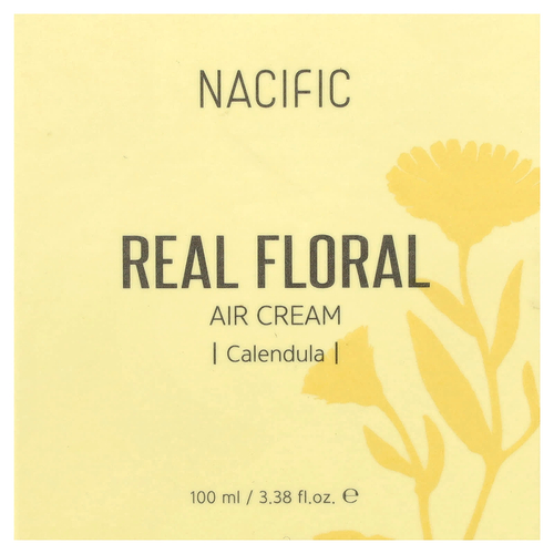 Nacific, Real Floral, воздушный крем, календула, 100 мл (3,38 жидк. унц.)