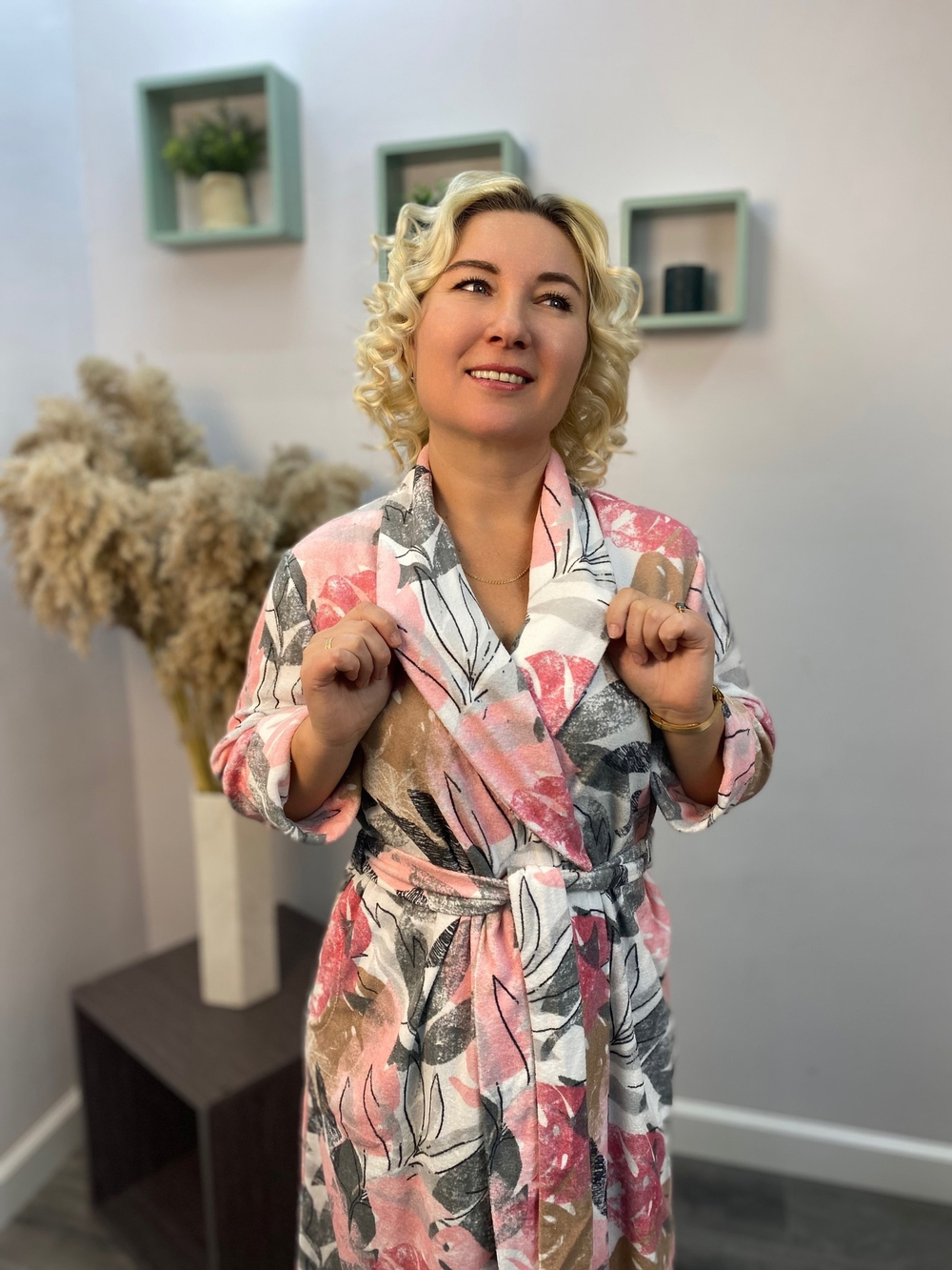 Халат женский "82 М.П" на запах (159)