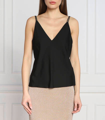 сатиновый топ Calvin Klein - черный(K20K205543)