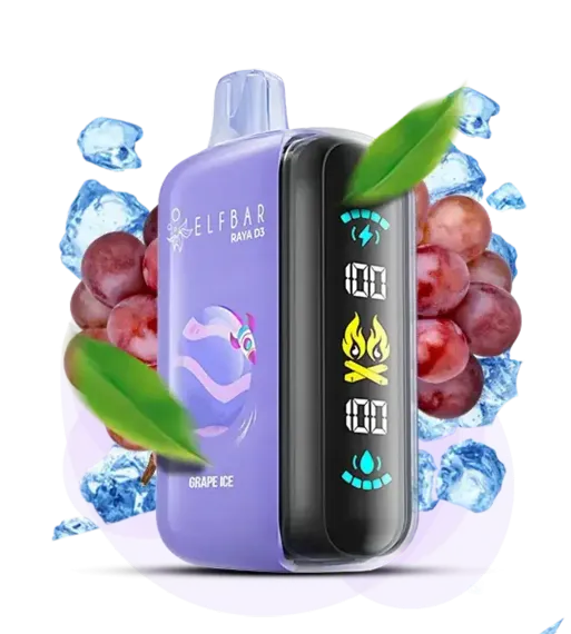 ELF BAR RAYA D3 - Grape Ice (5% nic)