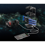 Стол для для компьютера c электрической регулировкой по высоте и RGB-подсветкой EUREKA ERK-EGD-S62B (ERK-EGD-S62B-V1)