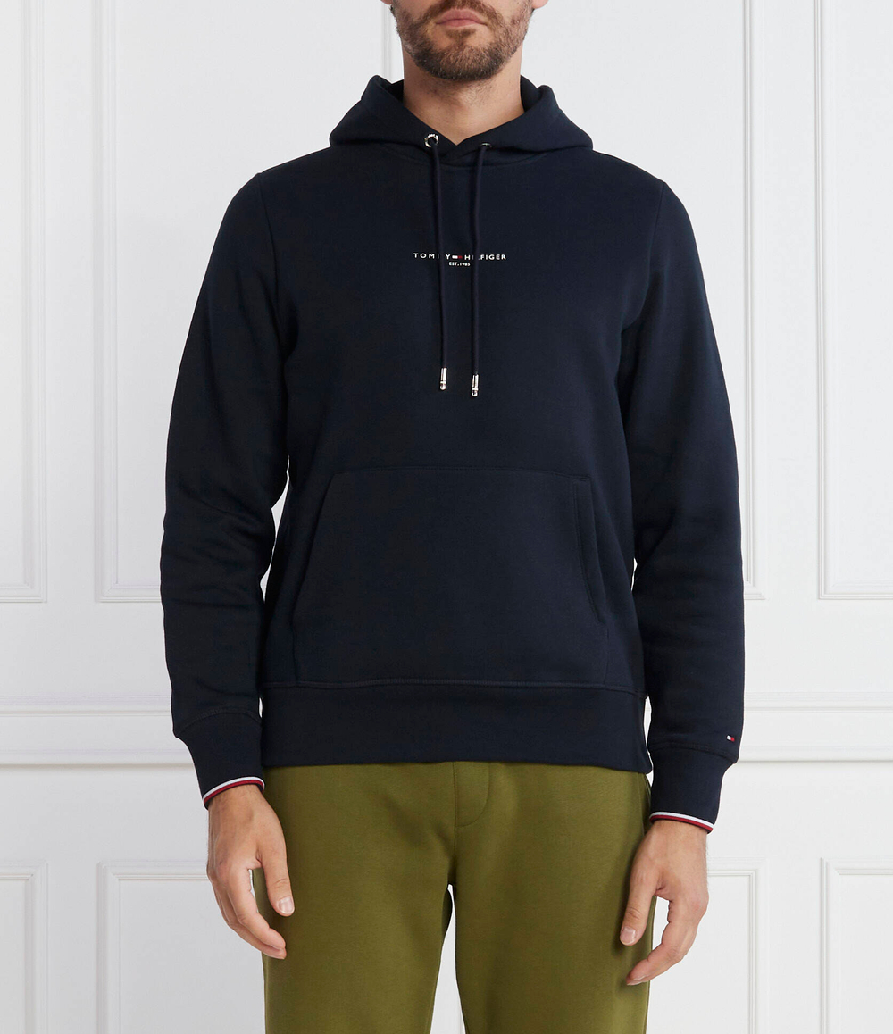 Худи TOMMY LOGO TIPPED HOODY Tommy Hilfiger - темно-синий(MW0MW32673)