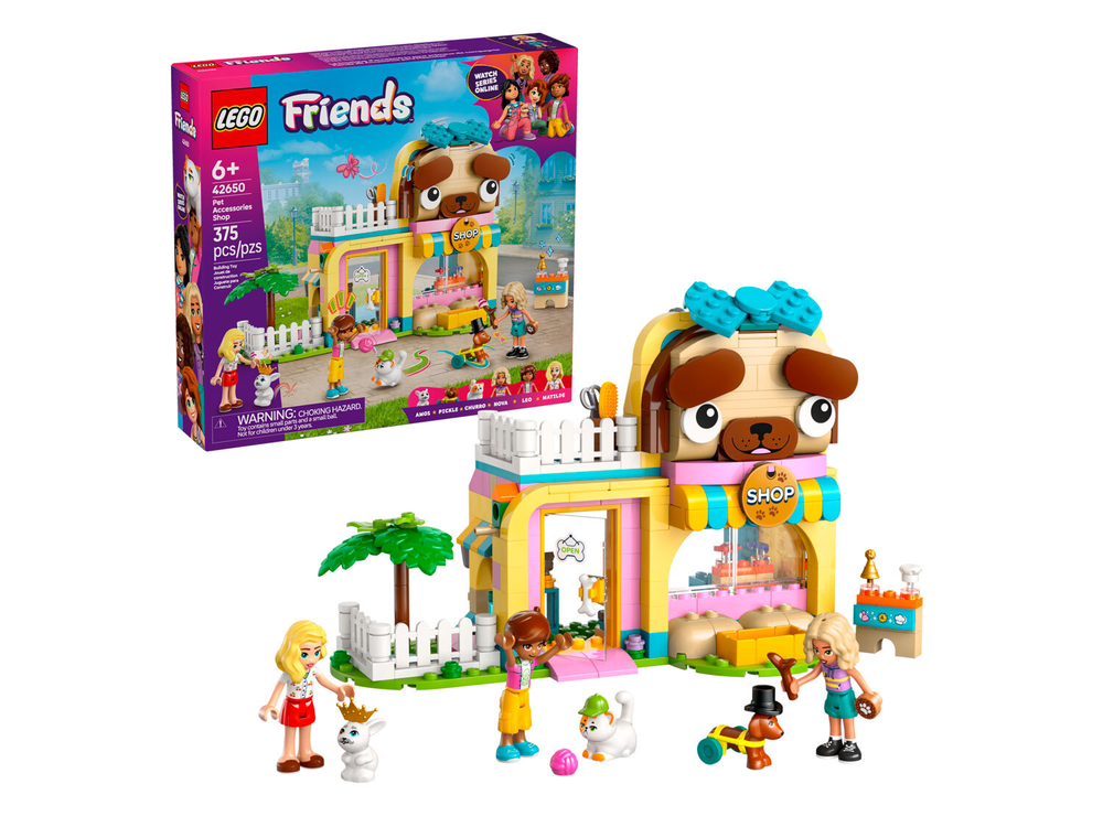 LEGO Friends 42650 «Магазин аксессуаров для домашних животных» — забота о питомцах