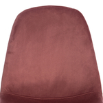Стул BREEZE (mod. 4724) / 1 шт. в упаковке вельвет/металл, 44 х 53 х 87 см, Coral (коралловый) HLR44 / белый