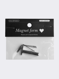 NR Форма для создания блика Сердечко, 3шт + магнит3