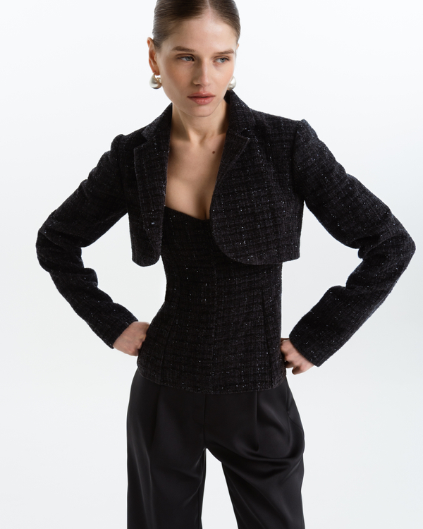 Болеро из твида Elevate