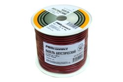 Акустический кабель 2х0.50 кв.мм, красно-черный, 100м PROCONNECT 01-6103-6