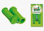 Грипсы TRIX Super Dino для детских велосипедов, резиновые, 102мм, антискользящие с упорами, зеленые (100)