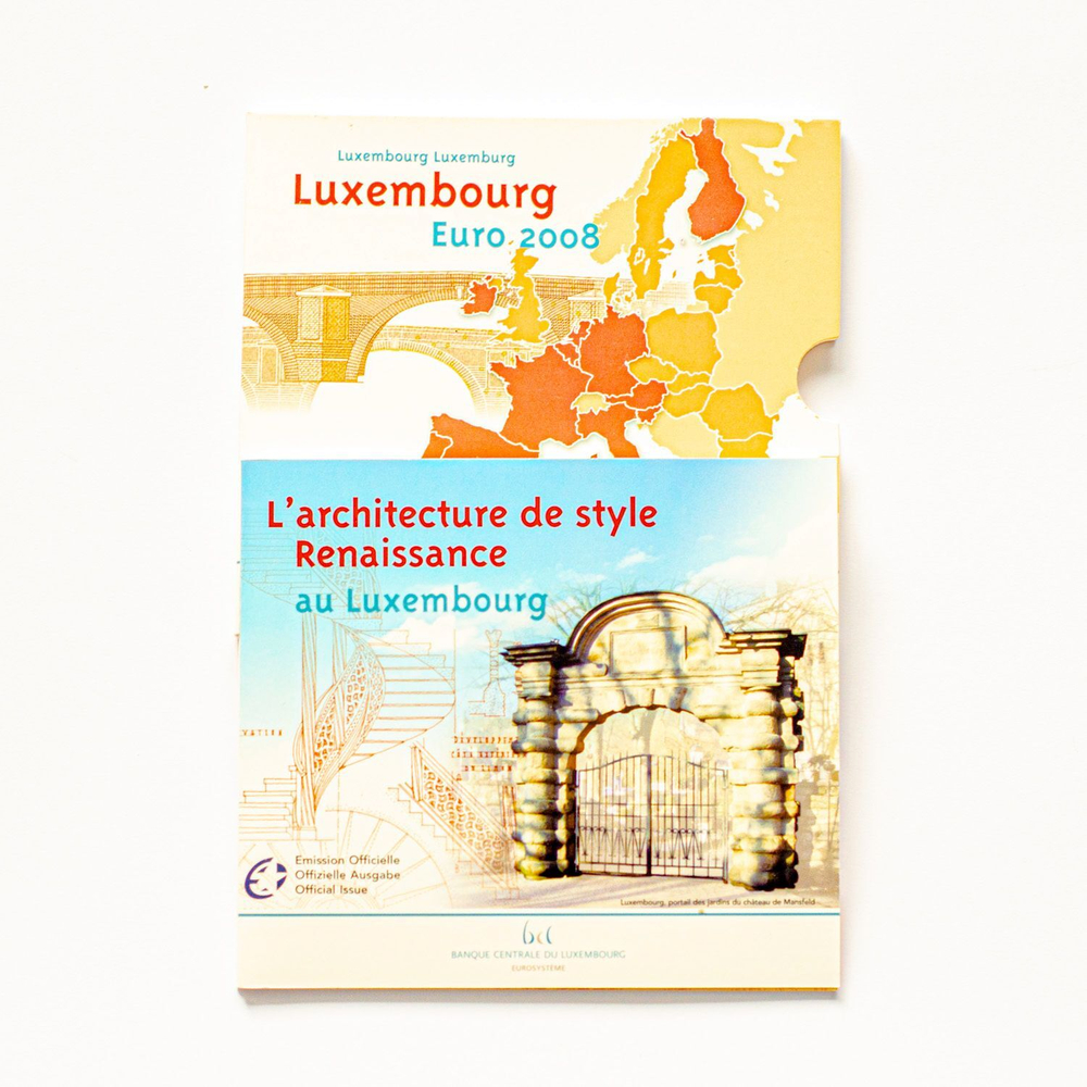 Luxembourg 2008 Year Set + 2 Euro "Berg Castle"