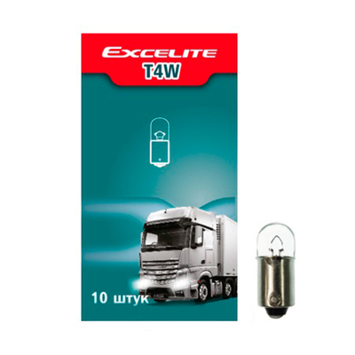 Лампа T4W 4W 24V BA9s Excelite грузовой габарит