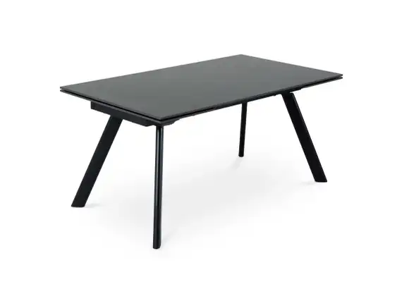 Раскладной стол Bronte, 160-240х90 см, черная керамика