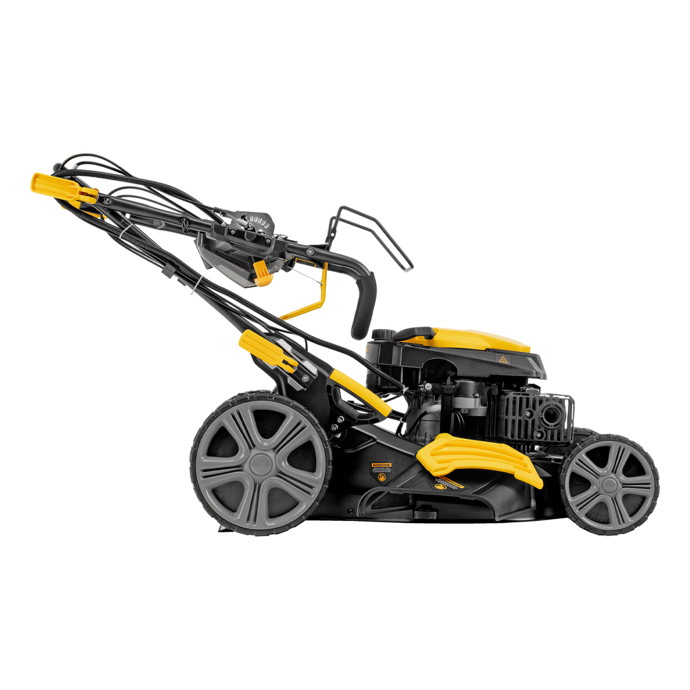 Газонокосилка бензиновая GLD-520SP-VE, 196 см3, ширина 52 см, привод, вариатор, электрический старт, 60 л Denzel