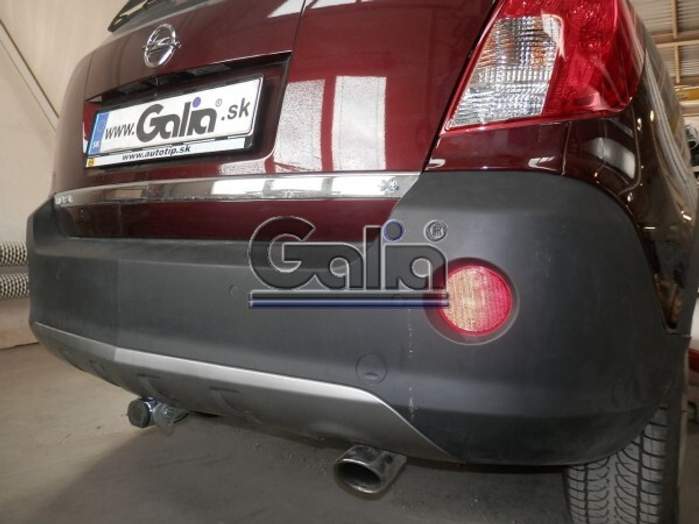 Фаркоп оцинкованный Galia O065A для Opel Antara 2006-2013, 2013-2017, Chevrolet Captiva 2006-2013, 2013-2018(паспорт и сертификат в комплекте)(без электрики)