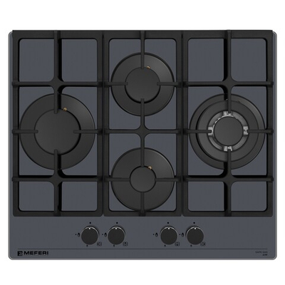 Газовая варочная панель Meferi MGH604GR GLASS ULTRA