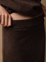 S0423-8100 Юбка женская шоколадный dbr
