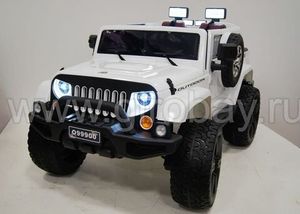 Детский электромобиль River Toys JEEP WRANGLER O999OO белый