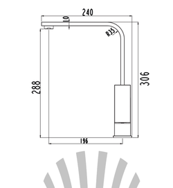 Смеситель для кухни LAPARET GEO N3064202LPT