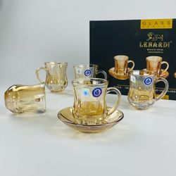 Lenardi 588-644 Чайный набор 12пр. 130мл в под.уп.(х8)Стекло