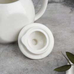 Чайник 400 мл d 7 см h10,2 см белый фарфор P.L. Proff Cuisine [1]