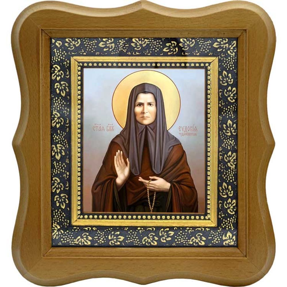 Евдокия (Маханькова) Чудиновская блаженная. Икона на холсте.