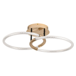 6545/61CL LEDIO LN23 000 золотой, черный Люстра потолочнаяс ПДУ LED 33W 3000-6000K 220V LARA